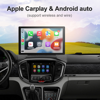 Navegador GPS portátil con pantalla táctil HD de 9 pulgadas para coche, Carplay, Android, reproductor de DVD automático Universal, colocación en el salpicadero de Radio, BT WIFI
