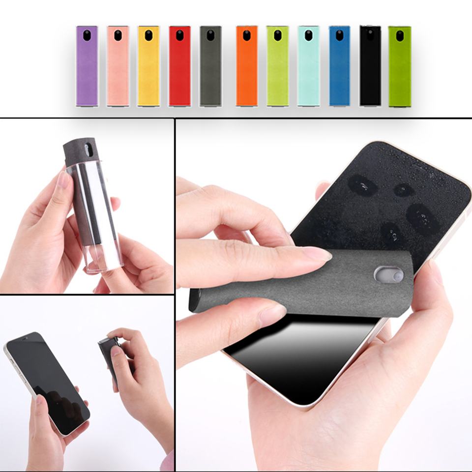 2024 Cell Phone Screen Cleaner Spray 2 in 1 - Efficient Cleaning