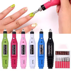 Portatile Mini elettrico Nail Art trapano penna smerigliatrice trapano per unghie Display macchina trapano Set strumenti per unghie