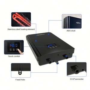 Precio bajo de fábrica Geyser sin tanque Pequeño baño instantáneo caliente Caldera de agua caliente Calentador de ducha Caldera Ducha - Product Image 4