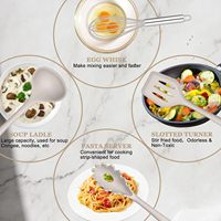 Ensemble de 10 ustensiles de cuisine en silicone résistants à la chaleur, antiadhésifs, non toxiques, compatibles lave-vaisselle, spatule, cuillère, spatule ajourée