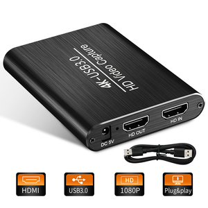 Thẻ Ghi <span class=keywords><strong>HDMI</strong></span> 4K Thiết Bị Quay Video Trò Chơi Để Phát Trực Tiếp Với Kết Nối USB 3.0 Với PC Ps3 Ps4 - Product Image 4