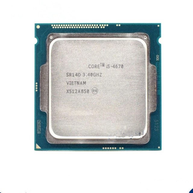 For Core I5-4670 I5 4670 3.4 GHz Quad-Core CPU Processor 6M 84W LGA 1150