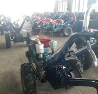 Câble de treuil de tracteur manuel à tambour unique de moteur diesel tirant le treuil