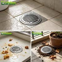 Grille de ventilation murale réglable en alliage d'aluminium Lishine pour conduit d'évacuation d'air, usage extérieur