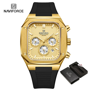 Relojes de Pulsera para Hombre Naviforce NF8037 NF 8037, Reloj Deportivo de Moda de Lujo, Reloj de Pulsera Impermeable para Hombre, Reloj + Cajas de Regalo - Product Image 1
