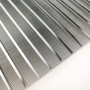 wedge wire filter screen 304316316Lstainless steel rectangular wrapped filter screen