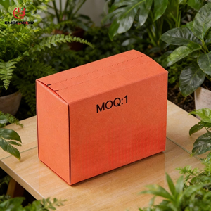 Eco Friendly Biodegradable Corrugated Mailer <b>Box</b> Portable Kraft Compostable Clothing Shipping <b>Box</b> With Custom Logo - Product Image 1