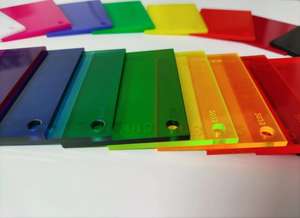 Tùy Chỉnh Kích Thước Màu Rắn Màu Tấm Acrylic PMMA Hội Đồng Quản Trị Rõ Ràng Đúc Perspex Plexi Thủy Tinh Cho Nước Hoa Hiển Thị Đứng Với LED Hội Đồng Quản Trị - Product Image 6