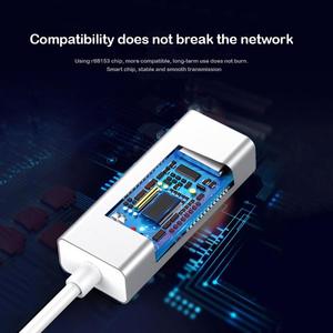 Adaptador USB Gigabit Ethernet Tarjeta de red USB 3,0 a RJ45 Lan <span class=keywords><strong>10</strong></span>/100/1000 Mbps externo para Windows <span class=keywords><strong>10</strong></span> Mac OS PC Laptop RTL8153 - Product Image 3
