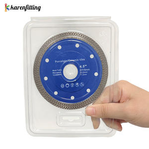 Disque de coupe diamanté industriel 115 mm pour carrelage en porcelaine et céramique, coupe à sec/humide, pour meuleuse d'angle, personnalisable - Product Image 2