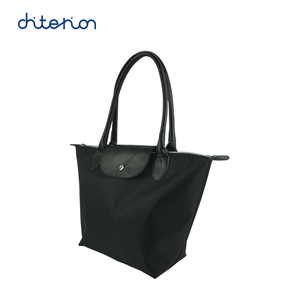 Chiterion de moda de mujer Oxford bolsa de Nylon bolso de embrague bolso de la bolsa con PU asas de cuero para mujeres - Product Image 2