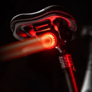 אופניים חכם חיישן בלם זנב MTB אורות טאיליט נטענת אחורי אור אופניים אופני אור מחזור אופניים אבזרים
