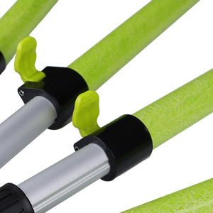 Barra telescópica de fibra de vidrio para rodillo de pintura con componentes metálicos, ecológica, de 2 secciones, extensión de 1.2 m para limpieza del hogar - Product Image 4