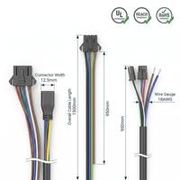 Solvet OEM IATF16949 untuk CE untuk Perakitan Kabel Daya Tembaga Murni Tahan Air IP67 Multi Inti untuk AC Industri