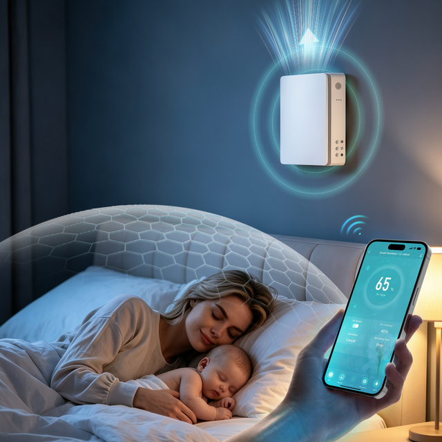 Smart WiFi Air Purifier HEPA Filter Large Room Use High Airflow (20-50 L/M/H) Modern European Design for Home Commercial Use