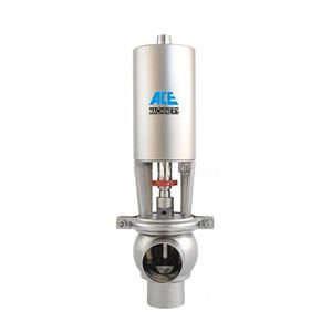 Prezzo di fabbrica Din per uso alimentare in acciaio inox manuale APV valvole di deviazione con tipo LL - Product Image 1