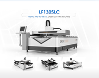 Machine de découpe laser à fibre CO2 et laser mixte LF1325LC 3mm pour métaux et non-métaux, 500W 750W 1000W