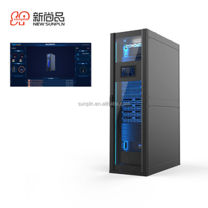 Gabinete Modular Inteligente para Servidor de Red de 19 Pulgadas con Puerta Frontal de Vidrio Templado y Aire Acondicionado para Centros de Datos - Product Image 2