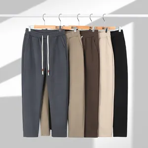 Cómodo Jogger All Day Hombres Casual Twill Small Straight Foot Tapered Pants Loose Fit Straight Pant