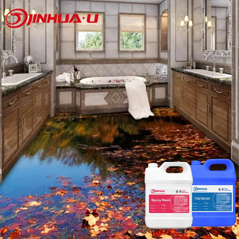 Abordable Chine Fournisseur Crystal Clear Epoxy Resina Et Résine Epoxy Pour Liquide 3D Flooring Painting