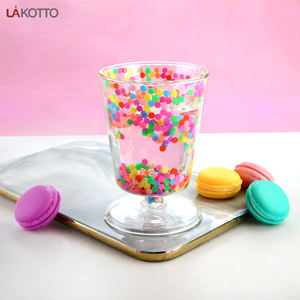 Gobelet <span class=keywords><strong>à</strong></span> double paroi en verre borosilicate avec logo imprimé personnalisé pour boire du café, du jus, des boissons, du thé, du lait avec des paillettes - Product Image 6