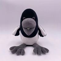 Steve et Maggie Magpie Corbeau Peluche Animal 31cm-50cm PP Coton Rempli Partie Utilisation