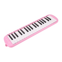 37-Key Melodica Keyboard for Kids Stainless Steel Plate Piano With Plastic Case Musical Instruments by Manufacturer