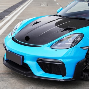 Protector Inferior de Parachoques Delantero de Fibra de Carbono 2016-2024, Apto para 718 982 Cayman Boxster - Product Image 2