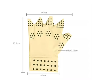 Gants de travail magnétiques à demi-doigts, compressifs, pour l'arthrite, pour la thérapie et le soulagement de la douleur - Product Image 5