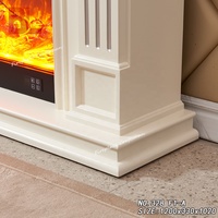 Moderne décoration intérieure poêle à granulés bois de cheminée insert électrique cheminée manteaux 328 F1-A