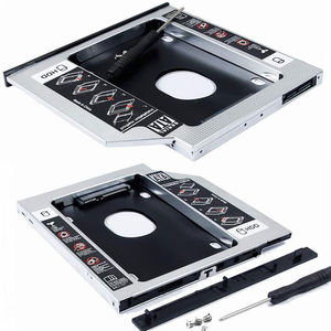 <span class=keywords><strong>Caddy</strong></span> Universale per SSD/HDD SATA 3.0 da 9mm, 9.5mm, 12.7mm per Alloggiamento CD/DVD-ROM in Lega di Alluminio e Magnesio - Product Image 4