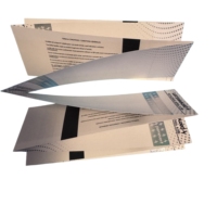 Papel Térmico de Admisión con Tinta Invisible Anti-falsificación, Impresión a Doble Cara, Número de Serie para Eventos, Boleto con Estampado Dorado Plegado