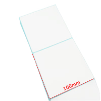 Rouleau de papier autocollant thermique en plastique 100x100, étiquettes d'expédition 4x4 pour colis de supermarché