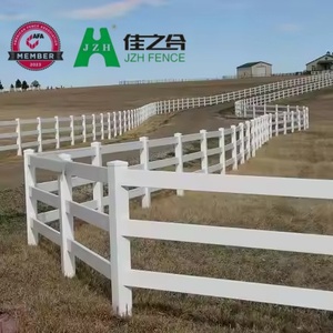 Bán Buôn 3 Đường Ray PVC Ngựa Hàng Rào Trang Trại Hàng Rào Với Cổng Cho Cuộc Đua Tất nhiên - Product Image 3