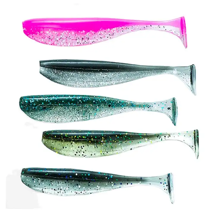 5,6,7cm rubber lure paddle tail plastic