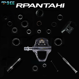 Pédales de vélo sans clip SeeMore ODM OEM ultralégères en fibre de carbone avec système <span class=keywords><strong>Look</strong></span> Keo à 4 roulements - Product Image 5