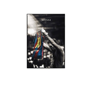 2025 nuevo AY fútbol deporte estrella Lionel <span class=keywords><strong>Messi</strong></span> Retro póster impresiones jugador de fútbol lienzo pintura pared arte imagen Cuadros hogar - Product Image 4