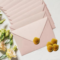 Adesivo de envelope do oem, adesivo de ouro privado para selagem