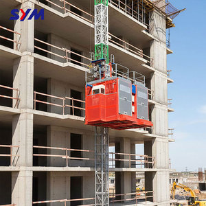 Plataforma Elevadora de Pasajeros de Doble Jaula para Construcción <span class=keywords><strong>GJJ</strong></span> SC200/200 - Product Image 1