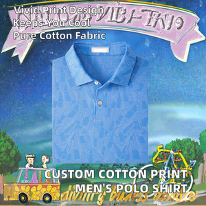 Camisas de Hombre Personalizadas ODM, 100% Algodón, Transpirables, Tejidas, Estilo Deportivo, Manga Corta, Cierre de Botones, 140g TY - Product Image 2