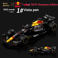 Modèle réduit 1:43 Bull RB19 F1 # 1 # 11 ALPINE BWT # 31 voitures miniatures en métal moulé sous pression, modèle de voiture 1:43, jouets F1 en alliage métallique, cadeaux, présentation, collection