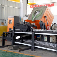Ligne de production complète de lingots d'aluminium, four de fusion automatique et machine de coulée pour le recyclage des métaux
