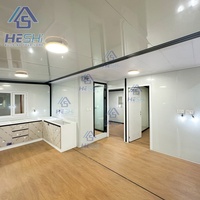 Hazır 20Ft 40Ft Prefabrik Konteyner Genişletilebilir Ev 1 2 3 4 5 Yatak Odalı Katlanabilir Nakliye Konteyner Tiny House Yapımı