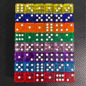 Dadi Trasparenti <span class=keywords><strong>di</strong></span> Lusso in Acrilico D20 da 16mm Personalizzati con Logo per Giochi da Tavolo e d'Azzardo - Product Image 3