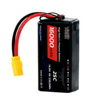Аккумулятор LiPo 4S 25C для FPV-дронов, 14.8В 12Ач 16Ач 22Ач 25Ач, для дронов вертикального взлета и аэросъемки