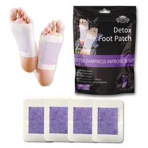 Patchs OEM de désintoxication des pieds pour soulager le stress corporel améliorer le sommeil coussinets de désintoxication aux herbes naturelles