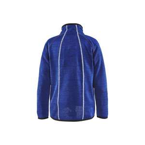 BLAKLADER - 919021198510146/152 Veste tricotée enfant Bleuet bleu/blanc-EAN 7330509613504 WORK JACKETS - Product Image 2