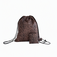 Sac à dos léger en polyester avec cordon de serrage, pliable, motif imprimé personnalisé, pour sport, gym, école, plage, voyage, vente en gros