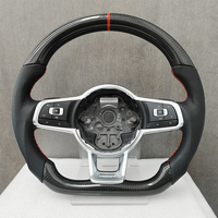 Accessoires de voiture en gros, volant en fibre de carbone pour Volkswagen Golf 7 MK7 7.5 GTI Polo Tiguan Touareg Passat CC